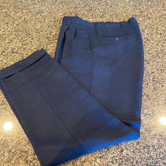 RALF LAUREN Chaps Men's Navy Cotton Pants 36x34 - Picture 2 of 5